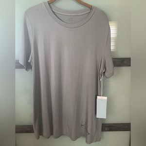 Johnny Was Calme yoga crew neck tee shirt sz large NWT